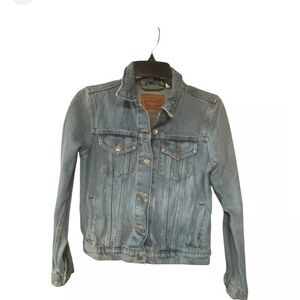 Levi's vintage Classic Truckers Y2K  Red Tab Blue Denim Jacket